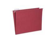 Hanging File Folders 1 5 Cut Letter size 25 Box Red
