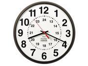SKILCRAFT 12 24 Hour Slimline Round Wall Clock