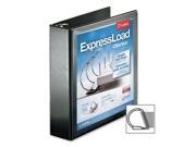 Expressload Clearvue Locking D Ring Binder 2 Cap 11 X 8 1 2 Black