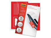 Fellowes Glossy Laminating ID Pouches