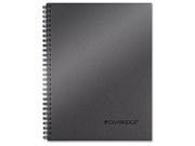 Cambridge 45008 Side Bound Guided Business Notebook 7 1 4 x 9 1 2 Platinum 80 Sheets