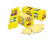 3M Post it Super Sticky 3 Canary Notes Cabinet Pk