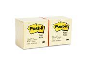 3M Post it Canary Yellow Original Note Pads