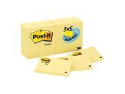 3M Post it Canary Yellow Original Pads Value Pack