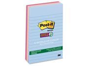 3M Post it Super Sticky 4 x6 Bali Lined Notes