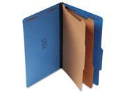 SJ Paper Standard 6 sectn Color Classifctn Folders
