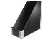 Architect Line Magazine File 4 x 9 3/4 x 9 Black/Silver Architect Line Magazine File 4 x 9 3/4 x 9 Black/Silver