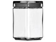 Stackable Glass Storage Jars 1 1 2 qt Glass