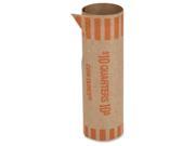 MMF Industries(TM) Preformed Tubular Coin Wrappers, Quarters