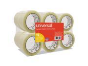 General Purpose Acrylic Box Sealing Tape 48mm x 100m 3 Core Clear 12 Pack