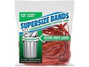 Supersize Bands 12 18 PK Red