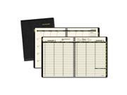 Recycled Weekly Monthly Classic Appointment Book 6 7 8 x 8 Black 2017