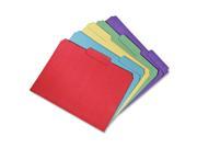 File Folders 2 Ply Tab 1 3 Cut Recycled Ltr. 100 BX AST