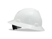 V Gard Hard Hats Fas Trac Ratchet Suspension Size 6 1 2 8 White