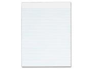 TOPS Glue Top Narrow Ruled Legal Pad 50 Sheet Legal Narrow Ruled Letter 8.50 x 11 12 Pack White Paper