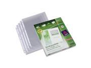 Document Protector 8 1 2 x 11 3 Hole Punch 50 Box