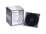 CD Storage Cases Jewel 25 PK Clear
