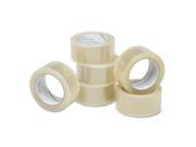 Package Tape 3.1 mil Commercial 2 x55 yards 6 PK Clear