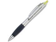 Highlighter Pen Combo Med Ballpoint Chisel Tip 2 PK YW