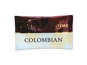 100% Pure Coffee Colombian Blend 1.5 oz Pack 42 Packs Carton