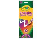 Color Pencils Erasable 10 ST Bright Colors