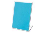 Clips Grips Tags Mini Tabletop Sign Holder 2 x 1 1 2 x 3 Clear