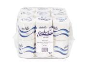Windsoft 2440 Embossed Bath Tissue 2 Ply 400 Sheets Roll 18 Rolls Carton 1 Carton