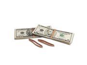 Blank Paper Bill Bands 1000 Box Brown