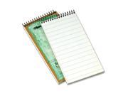 TOPS Recycled Reporter s Notebook 70 Sheet Gregg Ruled 4 x 8 1 Each White Paper