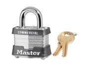 Master Lock 470 3DCOM 4 Pin Tumbler Safety Padlock Keyed Different