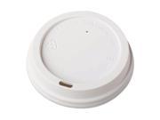 Dome Design Hot Cup Lids Fits 12oz. 16oz. 20oz. Cups White 1000 Carton