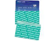 Credit Card Sleeve RFID Blocking 10 PK Green