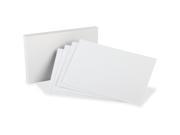 Blank Index Cards 5 x8 300 PK White