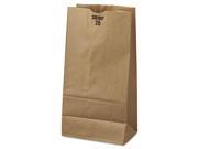 20 Paper Grocery Bag 40lb Kraft Standard 8 1 4 x 5 5 16 x 16 1 8 500 bags