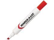 Whiteboard Dry Erase Marker Chisel Point 12 BX Red