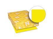 Exact Brights Paper 8 1 2 x 11 Bright Yellow 50lb 500 Sheets