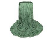 Boardwalk 502GNNB Mop Head Premium Standard Head Cotton Rayon Fiber Medium Green