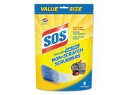 Non Scratch Soap Scrubbers Blue 8 Pack