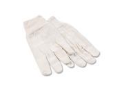 8 oz Cotton Canvas Gloves Large 12 Pairs
