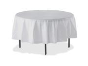Round Tablecover Plastic 84 D 4PK CT WE
