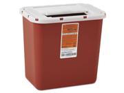 Sharps Container Freestanding Wall Mountable 8qt 23 1 2 x 19 7 10 x 28 Red