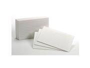 Ruled Index Cards 3X5 White 1000 Cards PK 2 Packs CT