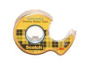 Scotch Double Sided Tape 3 4X200In 6 Rolls