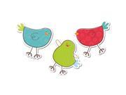 Tweeting Birds 6 Inch Cut Outs 4 Packs CT