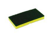 Medium Duty Scrubber Sponge 3 1 8 x 6 1 4 in Yellow Green 5 PK 8 PK CT
