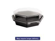 Octaview Cf Containers Black clear 42oz 9.57w X 9.18d X 3.15h 100 carton