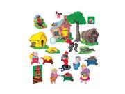 LITTLE FOLKS VISUALS LFV22012 THREE PIGS BASIC PRECUT