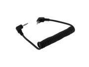 3.5mm Stereo Audio Male to Right Angled 90 degree Male Audio Stretch Spring Shap