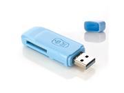 USB 2.0 to Micro SD T Flash TF M2 SD MS MINI SD MMC phone tablet card reader Black