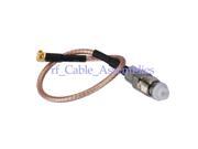 1pcs FME female jack straight to MMCX male plug right angle 90 deg pigtail cable RG316 15cm for Wi Fi IEEE 802.11 a b g n